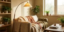 Wohntrends Herbst 2025: Farben, Licht und Textilien für gemütliche Räume