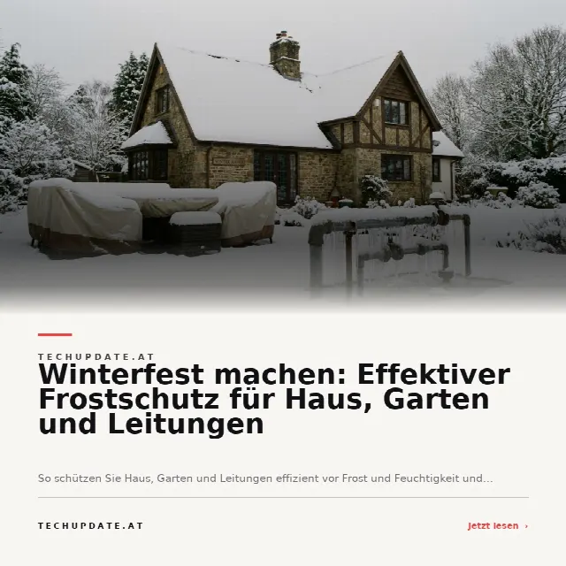 Share-Card fuer Winterfest machen: Effektiver Frostschutz für Haus, Garten und Leitungen