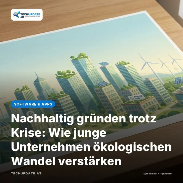 Share-Card fuer Nachhaltig gründen trotz Krise: Wie junge Unternehmen ökologischen Wandel verstärken