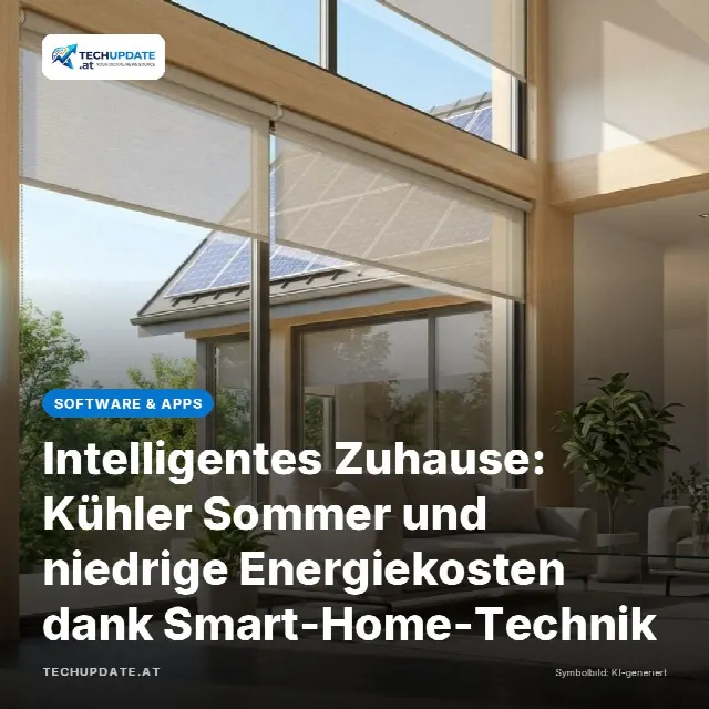 Share-Card fuer Intelligentes Zuhause: Kühler Sommer und niedrige Energiekosten dank Smart-Home-Technik