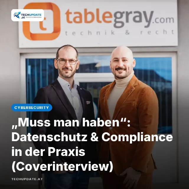 Share-Card fuer „Muss man haben“: Datenschutz & Compliance in der Praxis (Coverinterview)