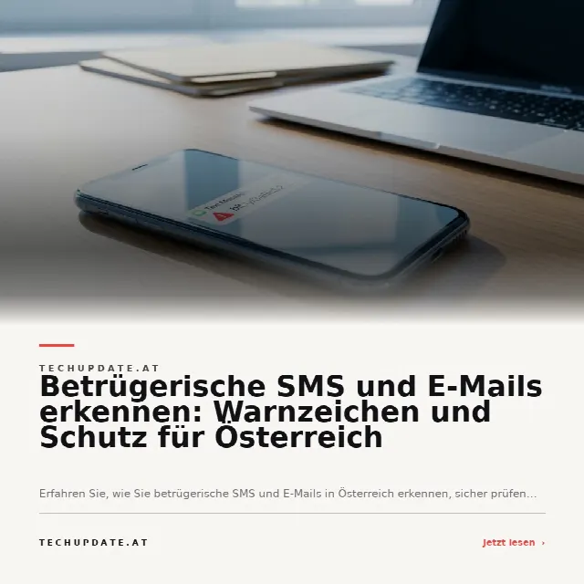 Share-Card fuer Betrügerische SMS und E-Mails erkennen: Warnzeichen und Schutz für Österreich