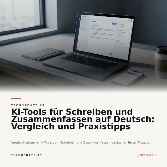 Share-Card fuer KI-Tools für Schreiben und Zusammenfassen auf Deutsch: Vergleich und Praxistipps