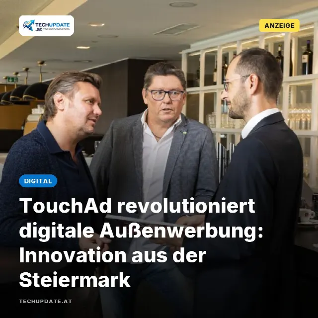 Share-Card fuer TouchAd revolutioniert digitale Außenwerbung: Innovation aus der Steiermark